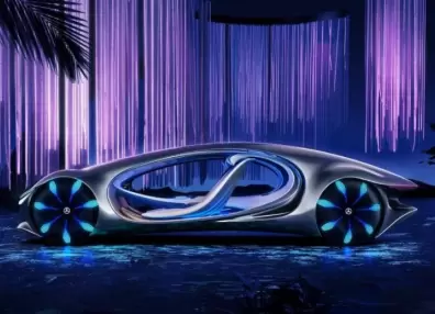 Vision AVTR, el auto futurista que cre Mercedes-Benz junto a Avatar