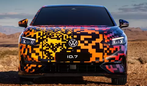 As es el ID.7, el nuevo auto elctrico de Volkswagen